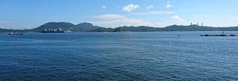 海上撒灰地點之一西博寮海峽以南